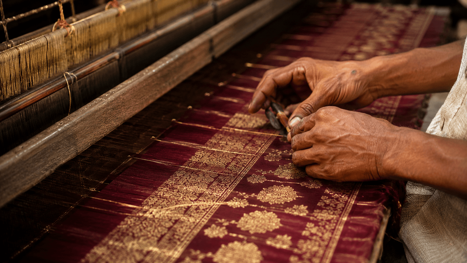 Varanasi weaving craft