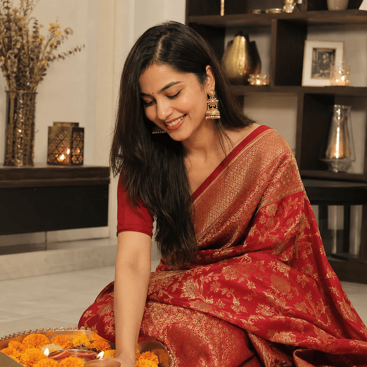 Banarasi Art Silk Instagram post