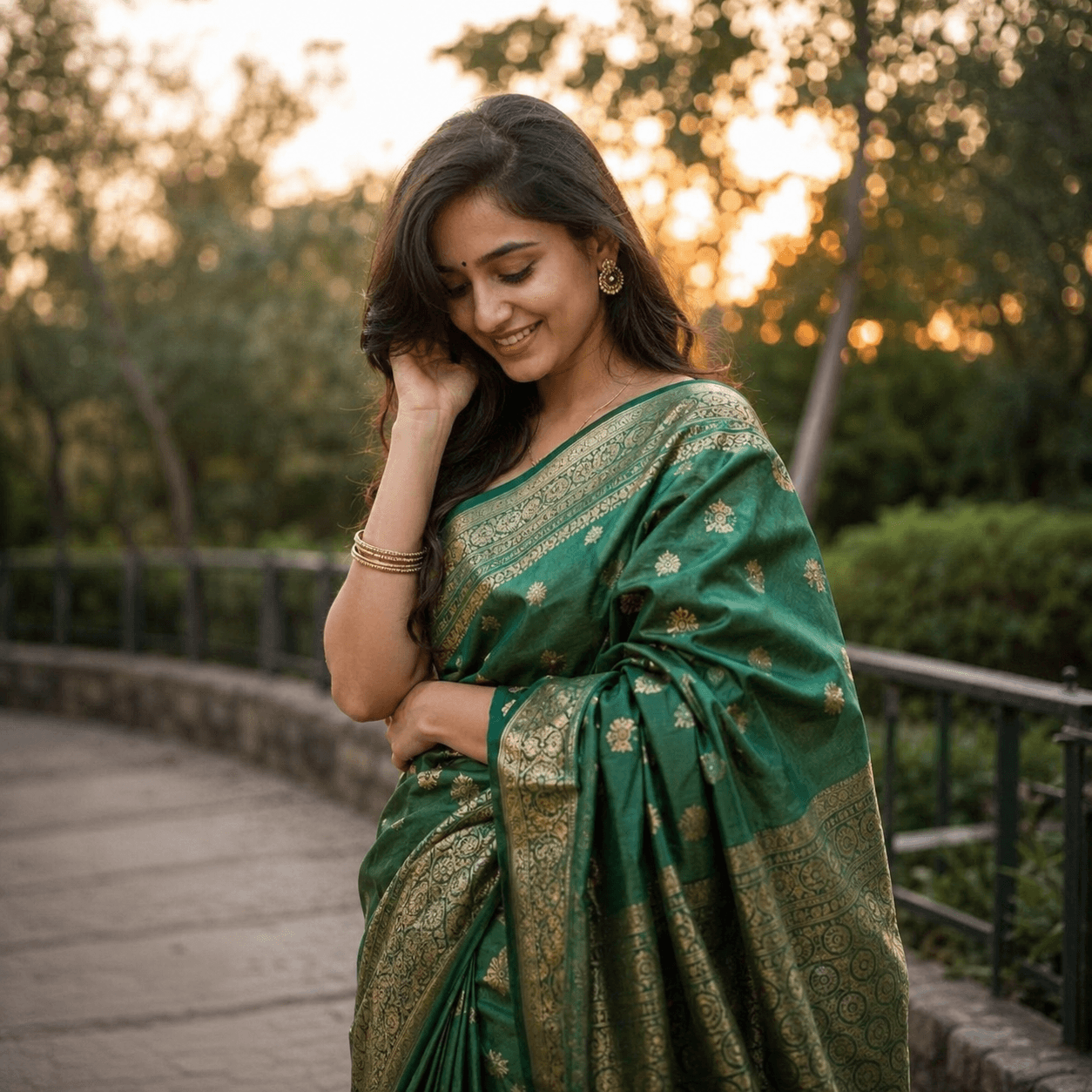 Banarasi Art Silk Instagram post