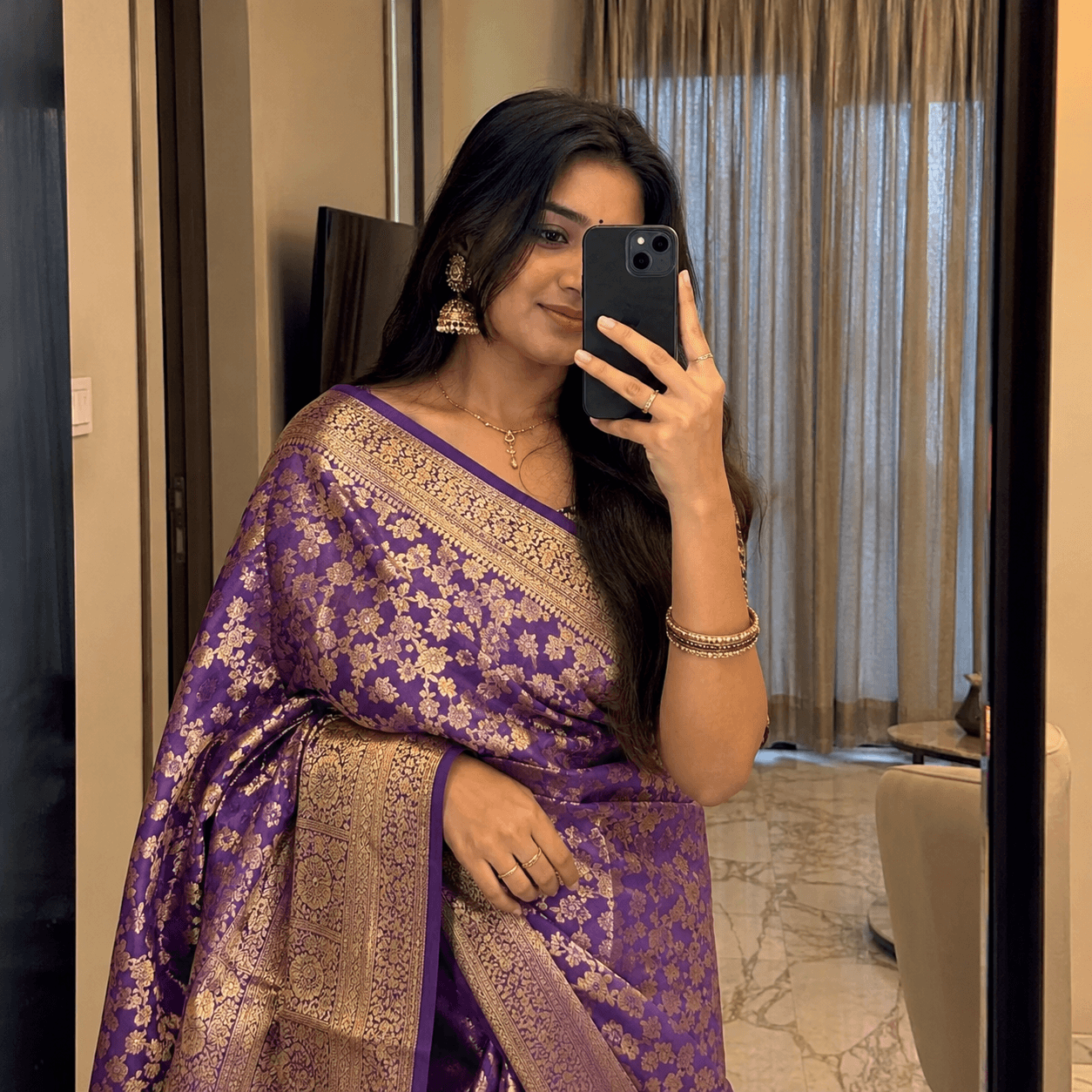 Banarasi Art Silk Instagram post
