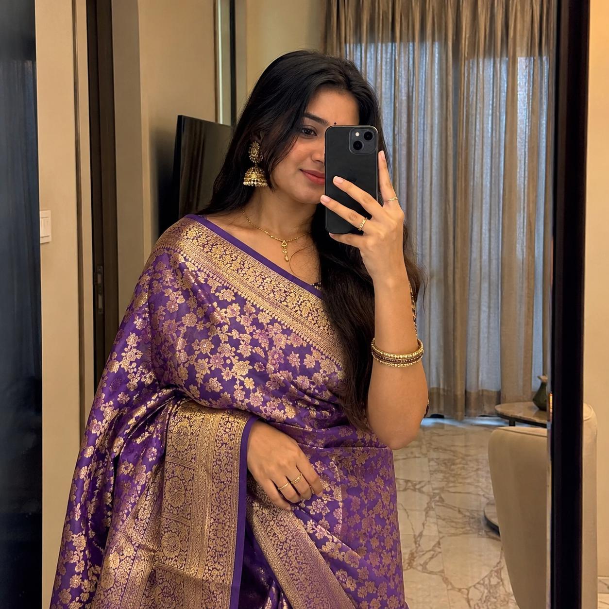 Banarasi Art Silk Instagram post