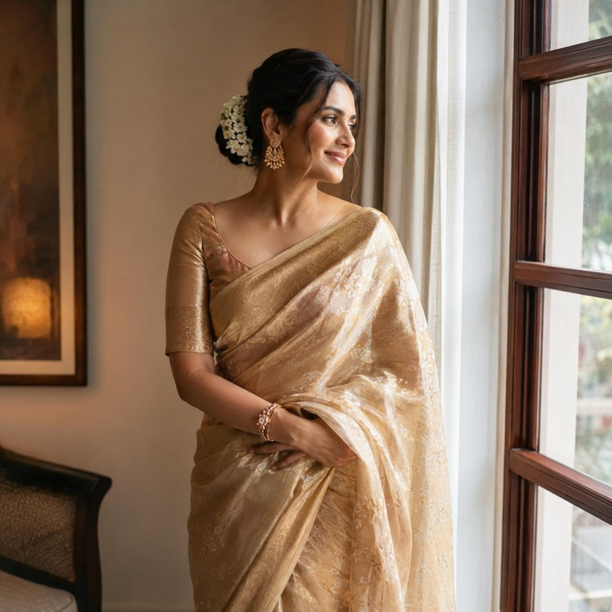 Banarasi Art Silk Instagram post